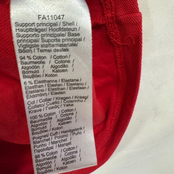 Lacoste Cherry Red Polo Dress - Picture 4 of 7